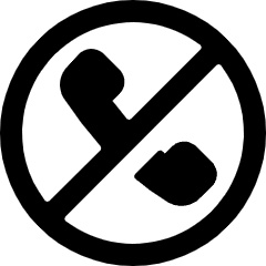 Phone Off Icon from Ultimate Bold Set