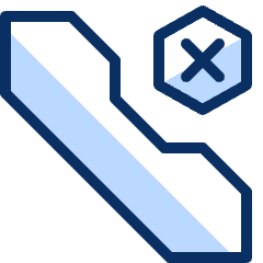 Phone Remove Icon from Cyber Duotone Set