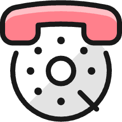 Phone Retro Icon from Ultimate Colors Set