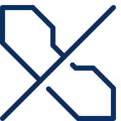Phone Silent Icon from Cyber Line Set