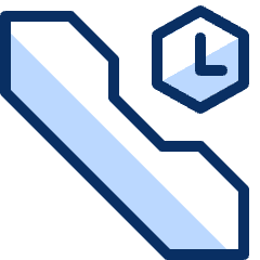 Phone Time Icon from Cyber Duotone Set