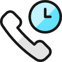 Phone Actions Clock Icon from Ultimate Colors Set