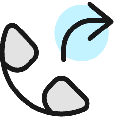 Phone Actions Forward 1 Icon from Ultimate Colors Set