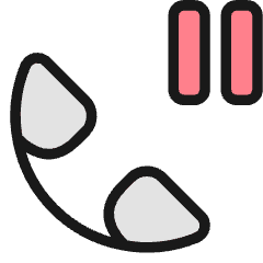 Phone Actions Pause 1 Icon from Ultimate Colors Set