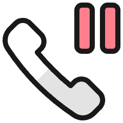 Phone Actions Pause Icon from Ultimate Colors Set