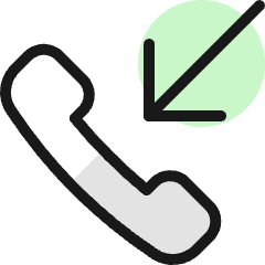 Phone Actions Receive Icon from Ultimate Colors Set