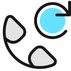 Phone Actions Refresh 1 Icon from Ultimate Colors Set