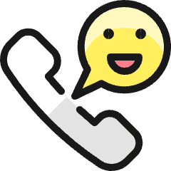 Phone Actions Smile Icon from Ultimate Colors Set