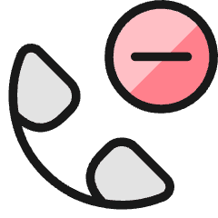 Phone Actions Subtract 1 Icon from Ultimate Colors Set