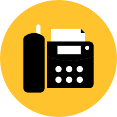 Fax Icon from Kameleon Pop Set