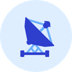 Satellite Dish Icon from Kameleon Duo Set