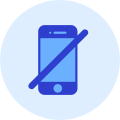 Smartphone Forbiden Icon from Kameleon Duo Set