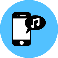 Smartphone Music Icon from Kameleon Pop Set