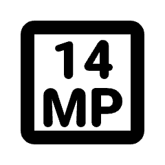 14mp Icon from Rounded Line - Material Pro Set