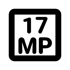 17mp Icon from Rounded Line - Material Pro Set