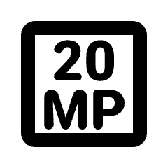 20mp Icon from Rounded Line - Material Pro Set