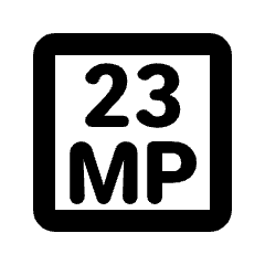 23mp Icon from Rounded Line - Material Pro Set