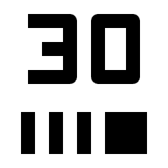30fps Select Icon from Outlined Line - Streamline Material Set