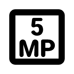 5mp Icon from Rounded Line - Material Pro Set