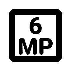 6mp Icon from Rounded Line - Material Pro Set