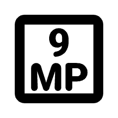 9mp Icon from Rounded Line - Material Pro Set