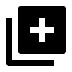 Add To Photos Fill Icon from Outlined Fill - Material Pro Set