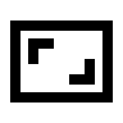 Aspect Ratio Icon from Sharp Line - Streamline Material Set