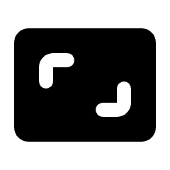 Aspect Ratio Fill Icon from Rounded Fill - Streamline Material Set