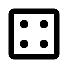 Background Dot Large Icon from Rounded Line - Streamline Material Set