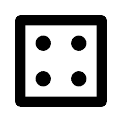 Background Dot Large Icon from Outlined Line - Streamline Material Set