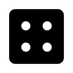 Background Dot Large Fill Icon from Rounded Fill - Streamline Material Set