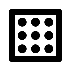 Background Dot Small Icon from Outlined Line - Streamline Material Set