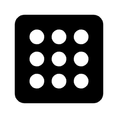 Background Dot Small Fill Icon from Rounded Fill - Streamline Material Set