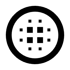 Blur Circular Icon from Sharp Line - Streamline Material Set