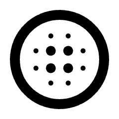 Blur Circular Icon from Rounded Line - Material Pro Set