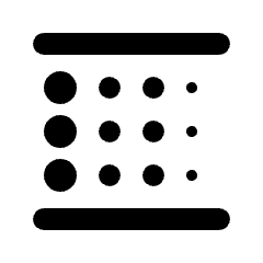 Blur Linear Icon from Rounded Line - Material Pro Set