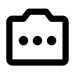 Camera Loading Icon from Rounded Line - Streamline Material Set