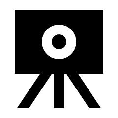 Camera Tripod Fill Icon from Sharp Fill - Material Pro Set