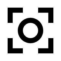 Center Focus Strong Icon from Sharp Line - Streamline Material Set