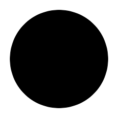 Circle Fill Icon from Sharp Fill - Streamline Material Set