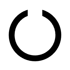 Circle Notch Fill Icon from Sharp Fill - Material Pro Set