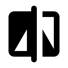 Compare Icon from Rounded Line - Material Pro Set