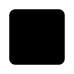 Crop Square Fill Icon from Rounded Fill - Streamline Material Set