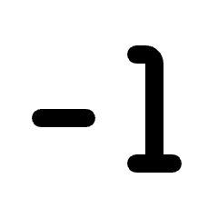 Exposure Neg 1 Icon from Rounded Line - Streamline Material Set