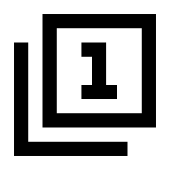 Filter 1 Icon from Sharp Line - Material Pro Set