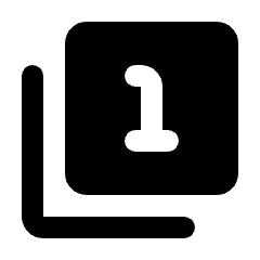 Filter 1 Fill Icon from Rounded Fill - Streamline Material Set