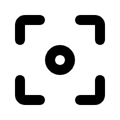 Filter Center Focus Icon from Rounded Line - Streamline Material Set