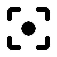 Filter Center Focus Fill Icon from Rounded Fill - Material Pro Set