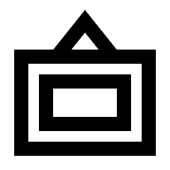 Filter Frames Icon from Sharp Line - Material Pro Set