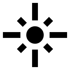 Flare Fill Icon from Sharp Fill - Streamline Material Set